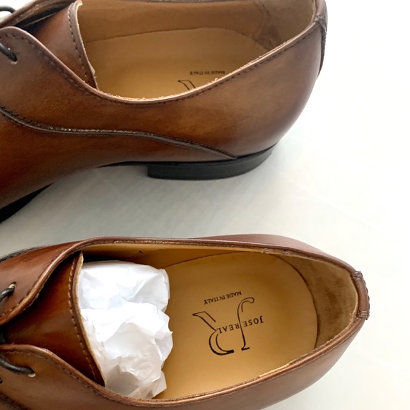 Italy Handcrafted Jose Real Crust Cuoio Brogues Dress Luxury Wingtips Brown - Picture 4 of 16